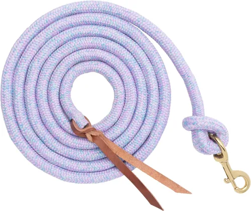 Vista 9 de Cuerda de Guía Weaver Equine Performance, Cuerda de Guía Larga para Caballo con Enganche Rápido para Cabestro, Agarre Suave y Cómodo, Equipo
