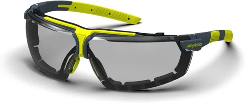 Vista 16 de HexArmor VS300 Gafas de seguridad con brazos laterales ajustables Z87+ para hombres y mujeres