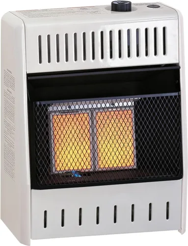 Vista 8 de ProCom - Calentador de placa infrarroja de gas natural sin ventilación con pies de base - 10,000 BTU, control con termostato - Modelo # MN100TPA-B