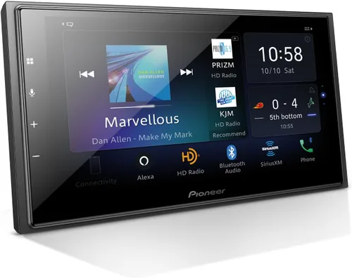 Vista 9 de Pioneer DMH-S110EX Receptor multimedia digital de 7 pulgadas de doble DIN - Bluetooth integrado, integración de smartphone, pantalla táctil, entrada