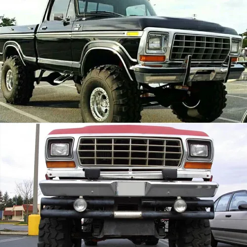 Vista 4 de Para camiones Ford F-150 1973-1979, carcasa de luces direccionales Ford Bronco 1978-1979