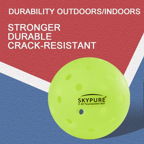 Vista 3 de Bolas de pickleball al aire libre Z40 para clubes/máquinas de bolas