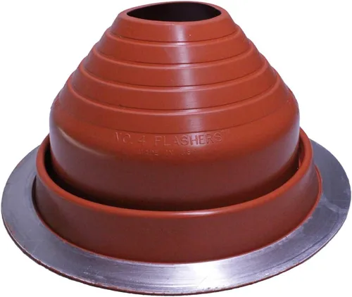 Vista 14 de Flashers #1 Silicona de alta temperatura flexible para techo Jack Pipe Boot Metal Roofing Pipe Flashing (Pipe OD 1/4" a 2")