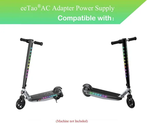 Vista 2 de Cargador adaptador AC/DC compatible con Razor Lightshow Power Core E90 13112116 1311212 12V DC12V Batería recargable sellada de plomo-ácido SLA