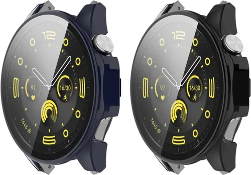 Vista 7 de Funda diseñada para Huawei Watch GT 4 de 1.811 in, funda protectora de policarbonato de cubierta completa, cubierta ultrafina, diseñada para Huawei