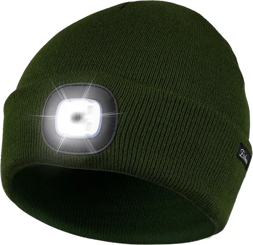 Vista 72 de Etsfmoa Gorro unisex con la luz, regalos para hombres, papá, padre, gorras recargables por USB