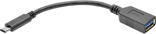 Vista 6 de Tripp Lite Cable USB 3.1 Gen 1, USB-C a USB-A (M/M), Tipo-C a Tipo-A, 5 Gbps, 3 pies (U428-003), Negro