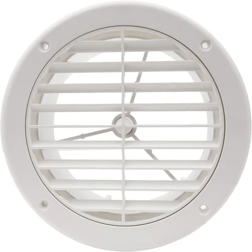 Vista 2 de RecPro Ventilación lateral de ventilación de CA para caravana de 5 pulgadas Filtro de carbón opcional Blanco Ventilación de CA para cámper