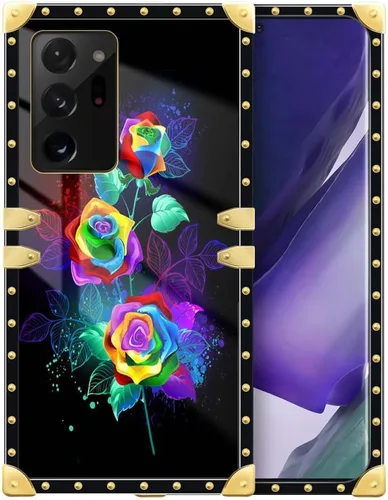 Vista 22 de Funda para Samsung Galaxy Note 20 Ultra, funda cuadrada protectora de TPU suave a prueba de golpes, Galaxy Note 20 Ultra (6.9 pulgadas)