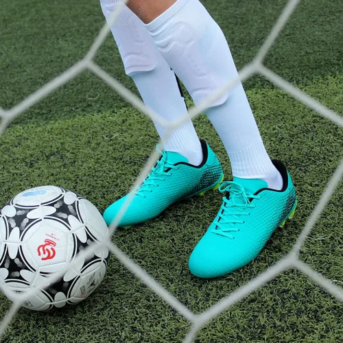 Vista 2 de Hawkwell Zapatos deportivos de fútbol para hombre para niños grandes jóvenes para entrenamiento al aire libre tacos de fútbol de tierra firme