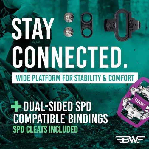 Vista 4 de Rock Garden Pedal plano - Pedales de bicicleta MTB sin clip compatibles con SPD