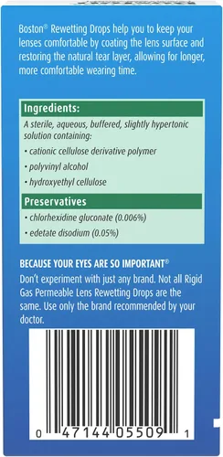 Vista 4 de Bausch & Lomb Boston - Gotas de rehumedecimiento (0.3 fl oz, 5 unidades)