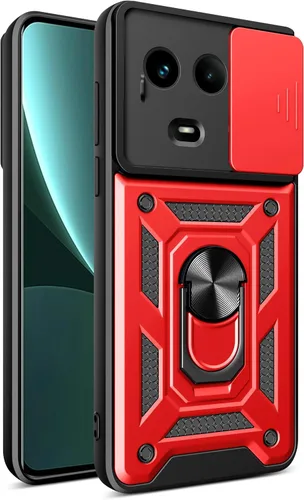 Vista 219 de Compatible con Tecno Pova Neo 2 Bracket Shell, con cubierta deslizante para lente de cámara compatible con Tecno Pova Neo 2 LG6n Case Negro