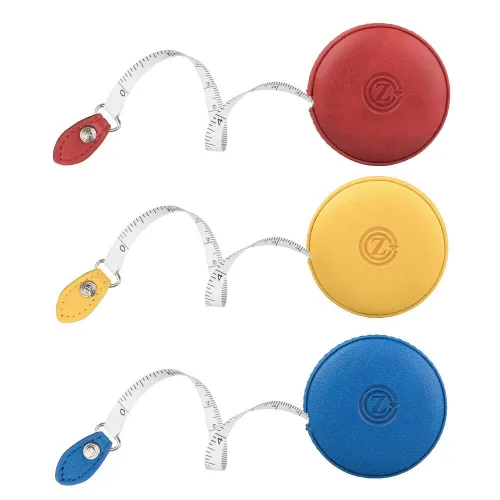 Vista 18 de Cinta métrica para costura, tela médica para el cuerpo, sastre, manualidades, dieta, cinta métrica de 60 pulgadas/1.5M de doble cara retráctil con 1