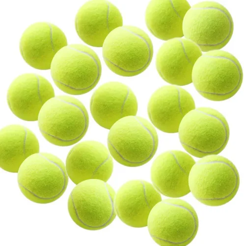 Vista 8 de Pelotas de tenis, paquete de 12/18/24/36 pelotas de tenis de tamaño estándar, pelotas de entrenamiento para adultos y niños, lecciones de práctica
