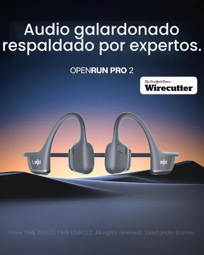 Vista 2 de SHOKZ OpenRun Pro 2 Mini Auriculares deportivos Bluetooth de conducción Negro