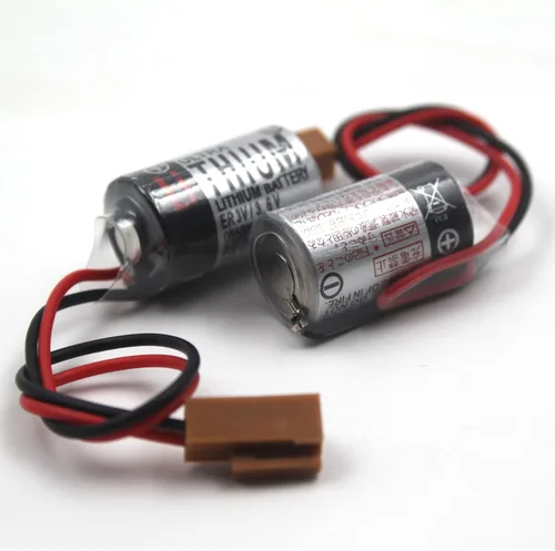 Vista 6 de Paquete de 5 baterías ER3V de 3.6 V 1200 mAh para Toshiba JZSP-BA01, R88A-BAT02W