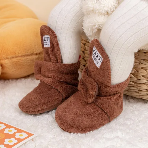 Vista 205 de Sawimlgy - Botines de algodón antideslizantes para recién nacido, con agarre, para cuna o para el invierno