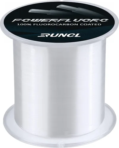 Vista 8 de RUNCL Línea de Pesca de Fluorocarbono, Línea Líder PowerFluoro Clear Ice para Pesca - Prácticamente Invisible, Hundimiento Más Rápido, Sensibilidad