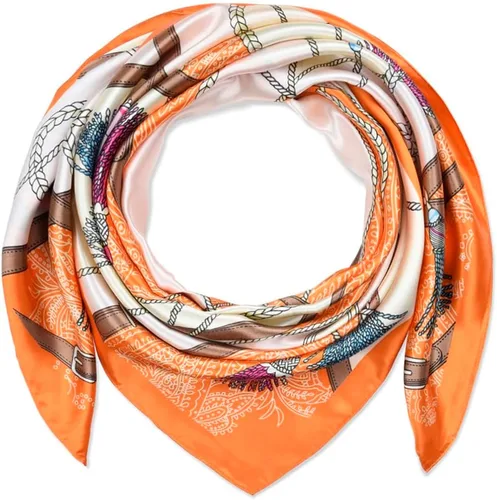 Vista 76 de corciova - Bufanda cuadrada grande para mujer, diadema sedosa para cabello rizado, lazo para dormir por la noche, bandana a la moda, 35 x 35