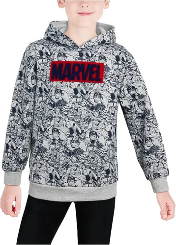 Vista 2 de Marvel Sudadera con capucha de Super Hero para niños Spider-Man Thor Hulk Iron Man 2T-16