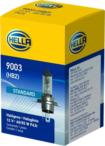 Vista 12 de HELLA 9003 - Bombilla de alto rendimiento de 2.0 TB, 12 V, 60/55 W, paquete de 2
