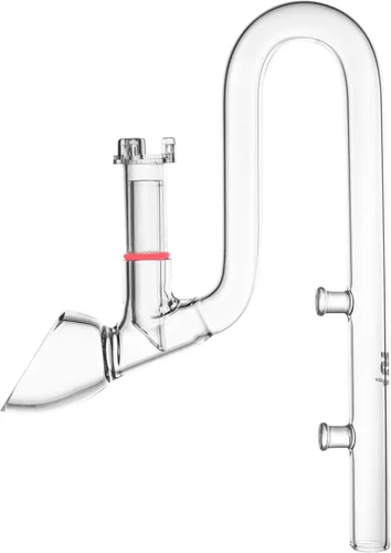 Vista 13 de Tubo de lirio de vidrio para acuario para filtro de tanque de peces, desnatador de superficie de flujo de salida único, protege peces y camarones.