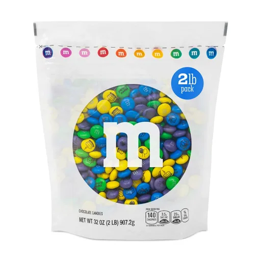Vista 5 de M&M'S WORLD Caja de regalo de feliz cumpleaños de chocolate con leche