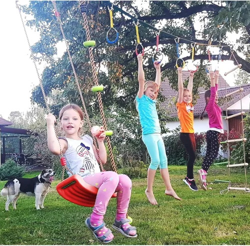 Vista 4 de REZNOR Asiento de repuesto para árbol, juego de columpios, accesorios para niños, patio de juegos al aire libre, árboles Little Tikes, asiento