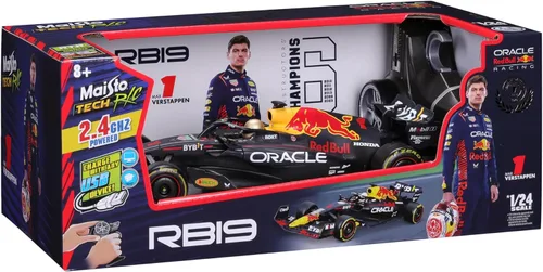 Vista 2 de Maisto Tech R/C 1:24 2023 Oracle Red Bull Racing RB19, Verstappen #1