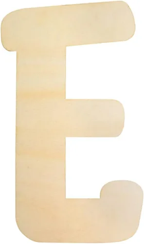 Vista 11 de Letras de madera sin terminar de 12 pulgadas, letra A de madera grande para decoración de pared