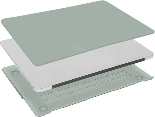 Vista 6 de MOSISO Funda compatible con MacBook Air de 13 pulgadas (modelos: A1466 y A1369, versión anterior 2010-2017), funda protectora de plástico rígido