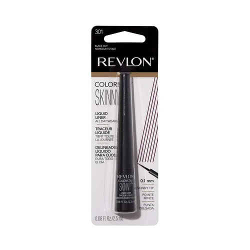 Vista 11 de Delineador líquido Skinny de Revlon ColorStay, 0.08 onzas líquidas, Negro (black Out)