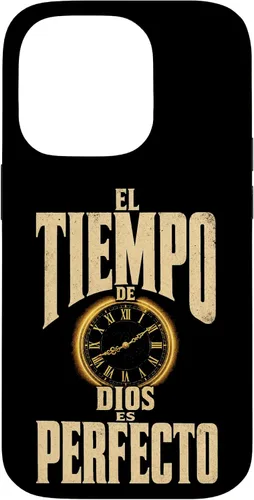 Vista 17 de Fe Cristiana El Tiempo De Dios ES Perfecto Vintage Clock Case for iPhone Air