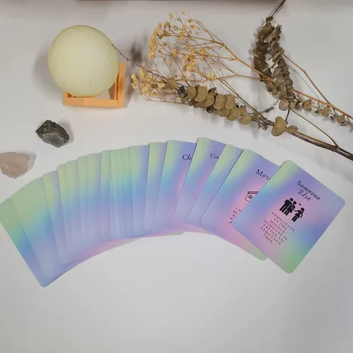 Vista 5 de Han Yu Bowen Cartas de oráculo de amor, cartas de tarot para principiantes, cartas de oráculo de llama gemela, cartas de tarot con significados