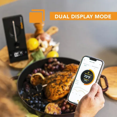 Vista 5 de ChefsTemp ProTemp Plus Termómetro Digital Inalámbrico de Carne de Próxima Generación Rango Ilimitado Bluetooth y WiFi Habilitado Cocina Inteligente