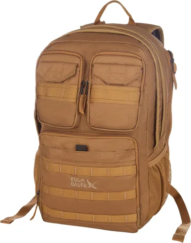 Vista 6 de Eddie Bauer Mochila táctica de carga Aventura Resistente Exterior Resistente al agua Poliéster 600D, Bronce antiguo, 30 L