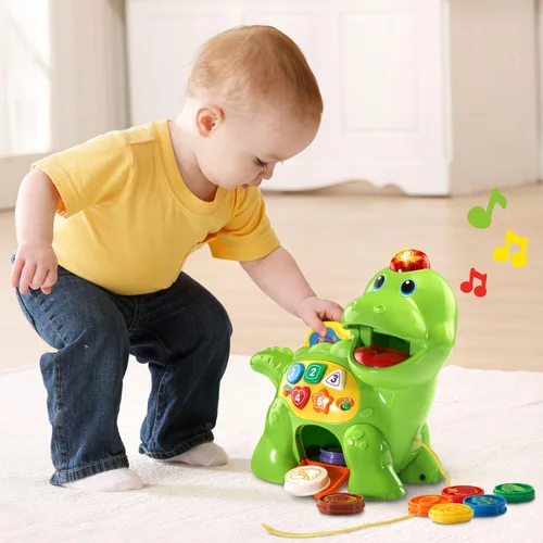 Vista 6 de VTech Chomp y Count Dino, Verde