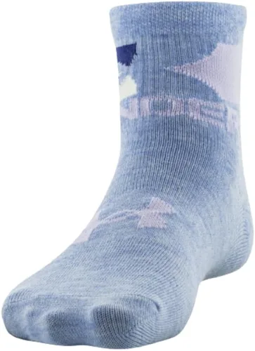 Vista 7 de Under Armour Girls Essential Lite - Calcetines ligeros para cuarto de galón, paquete de 6