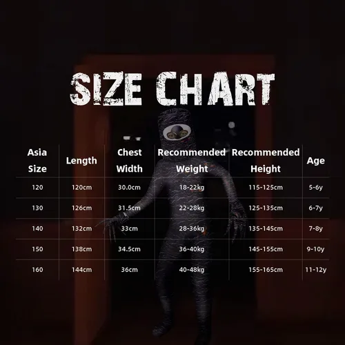 Vista 7 de Monster Horror Game Doors Ropa para niños Camisa de Halloween de 4 a 12 años