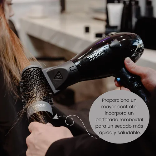 Vista 7 de Termix Evolution Plus 0.472 in- Cepillo para cabello grueso con cerdas ionizadas para cabello grueso y difícil de manejar
