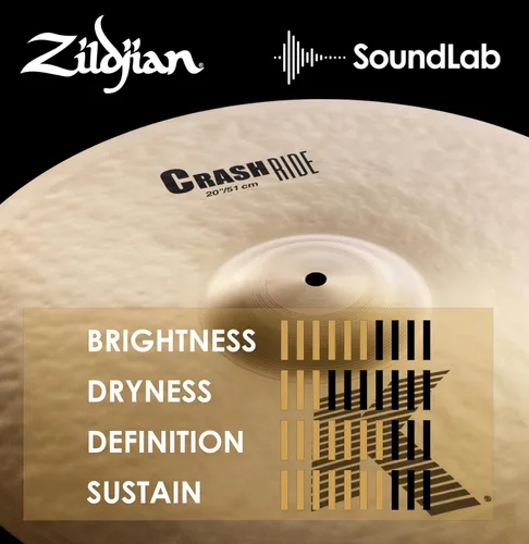 Vista 5 de Zildjian K0810 - Platillos K Crash Ride de 20 pulgadas