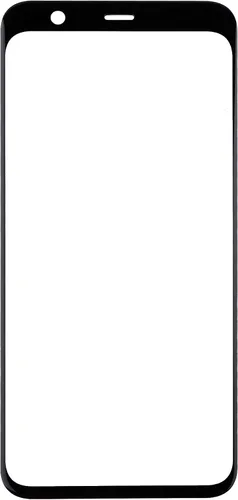 Vista 2 de Duotipa Reemplazo de pantalla frontal de cristal compatible con Google Pixel 4 de 5.7 pulgadas, pantalla de cristal frontal exterior para Google