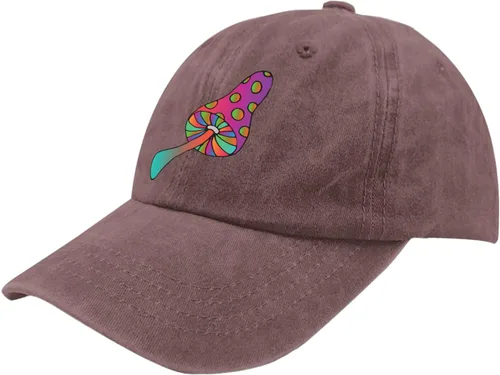 Vista 2 de devor Sombrero de papá con forma de hongo para hombre, divertido sombrero de mezclilla ajustable