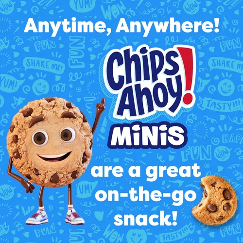 Vista 9 de CHIPS AHOY! Mini galletas originales con chispas de chocolate, 12 Go-Paks