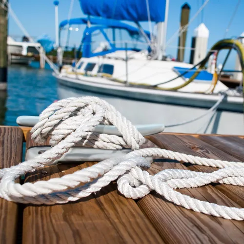 Vista 4 de grapa de muelle de acero inoxidable, accesorios y herramientas para amarre de barcos por Corona Sporting Goods.