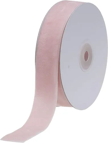 Vista 5 de COTOWIN Cintas de terciopelo triturado de 1 pulgada, 8 yardas (negro, 1 pulgada)