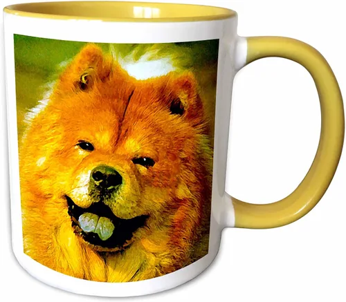 Vista 12 de Perros – Chow Chow Chow Chow – Tazas, Negro/Blanco