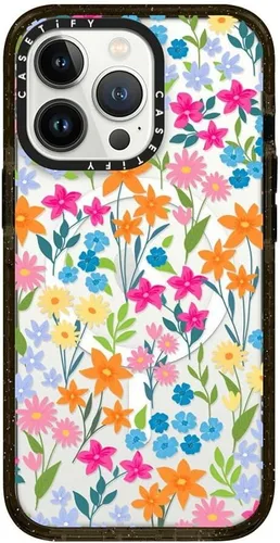 Vista 205 de CASETiFY Impact - Funda para iPhone 13 [protección contra caídas de 6.6 pies/compatible con Magsafe] Black Kingsnake, color negro transparente