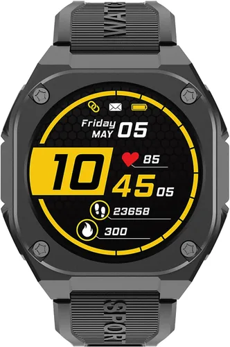 Vista 3 de Easfone B3 Sport Smart Watch, reloj de fitness AMOLED de 1.28 pulgadas con frecuencia cardíaca/sueño/impermeabilidad IP68/más de 120 modos Verde